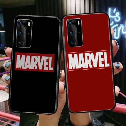 Marvel Comics Phone Case For Huawei P 40 30 20 10 9 8 Lite E Pro Plus Black Etui Coque Painting Hoesjes comic fas