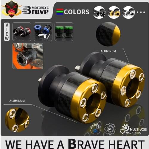 CNC Motorcycle Swingarm Spools slider for KAWASAKI ER6N ZX6R ZX10R ZX14R ZX12R For HONDA CBR FORZA CB650F All models