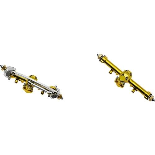 For Axial SCX24 90081 AXI00001 1/24 RC Crawler Car Metal Axle Complete Axles Upgrade Parts Accessories