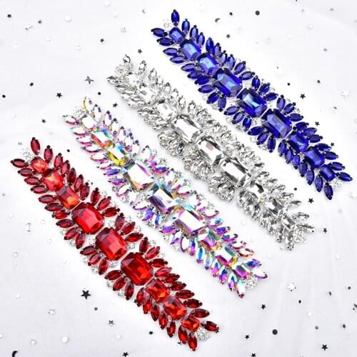 New Strass Crystal Rhinestone Applique Sewing For Fabric Wedding Dress Belt Decoration DIY Garment/Shoes/Bgas Accessories
