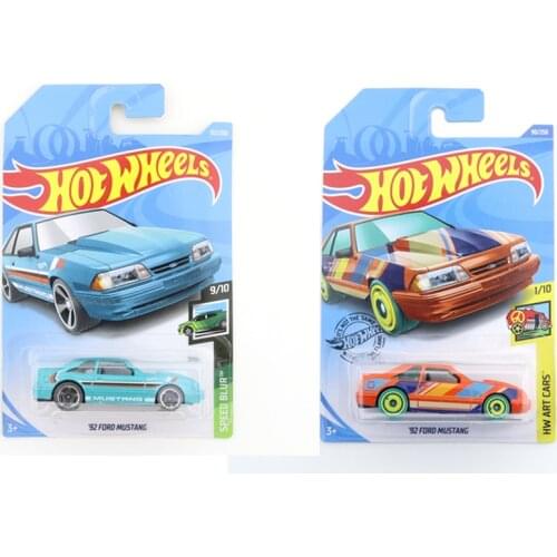 2019 Original Hot Wheels Mini Alloy Coupe 92 FORD MUSTANG 1/64 Metal Diecast Model Car Kids Toys Gift