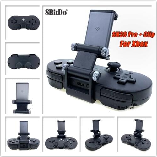 Newest 8BitDo SN30 Pro Android Gamepad for Xbox cloud gaming includes clip Phone hoder Nice Gift for Christmas