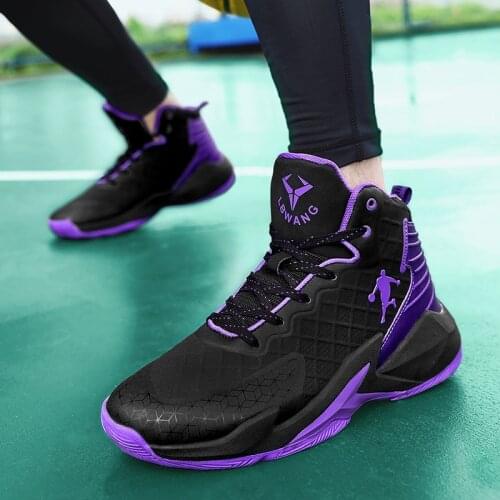 New Teenager Basketball Shoes Men Sneakers Boys Basket Shoes Anti-slip Outdoor Sports Shoes Trainer Women Basketball Trainers