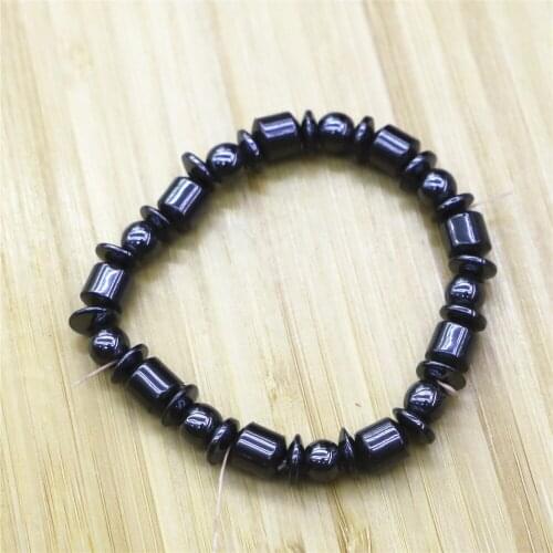 Wholesale 8mm adjusted Magnetite Bracelet bead women men gift Reiki Buddha Yoga nature stone hotsale Charm 10pcs