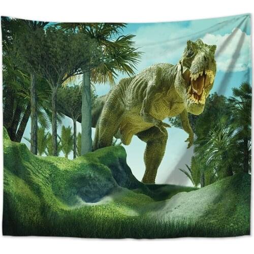 Primeval forest tapestry wall fabric kids room decoration backgropund wall blanket