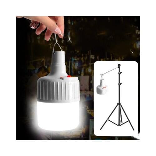 Portable rechargeable LED light With tripod Wireless Outdoor special light bulb Multi-functional LED light T18