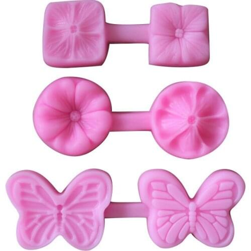 Silicone Molds 3D Cherry Confectionery Sugar Paste 3 Modle Fondant Molds Baking Tools Supplies Cake Decor Stencil Cake Mold