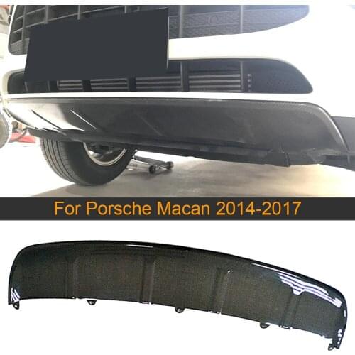 Carbon Fiber Front Lip Spoiler For Porsche Macan Standard 2014 2015 2016 2017 Car Front Bumper Guard Lip Spoiler Splitters