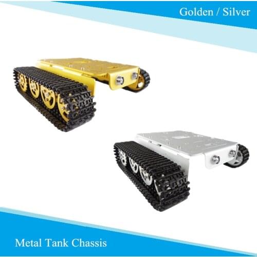 T200 RC robot Tank Chassis metal frame Crawler Tracked Caterpillar Track Chain Car Vehicle Mobile Platform Tractor toy kit