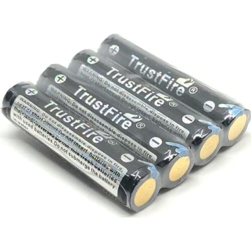 TrustFire 10440 Battery 3.7V TF 10440 600mah Li-ion Rechargeable Lithium Batteries for LED Flashlights Torch