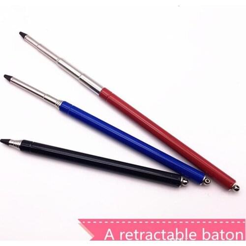 Updated Stainless Pen Retractable Optometry Baton Lightweight Lsizes Sight Stick Extension Teacher Pointer Optical Store Tool