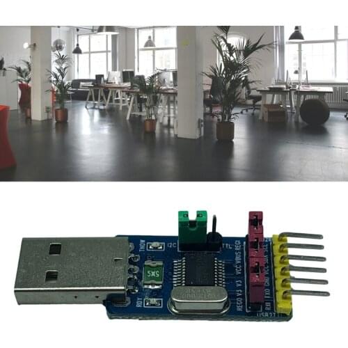 USB to I2C IIC USB to UART TTL USB to Serial Auto Converter Module YS-CH341T Module Converter Adapter High Quality and Brand New