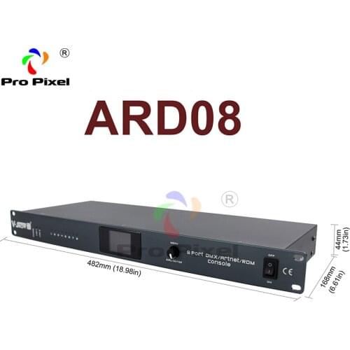 V-Show 2021 New upgrade 8 ports dmx artnet RDM Console
