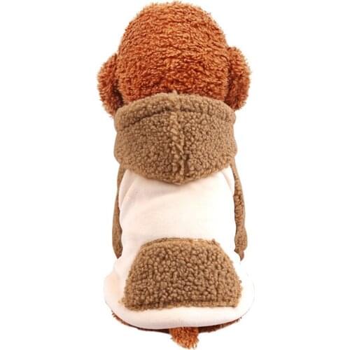 Funny Pet Dog Clothes Christmas Hoodie Costume Thicken Warm Cartoon Clothes for Small Dog Clothing Cute Ropa Para Perro