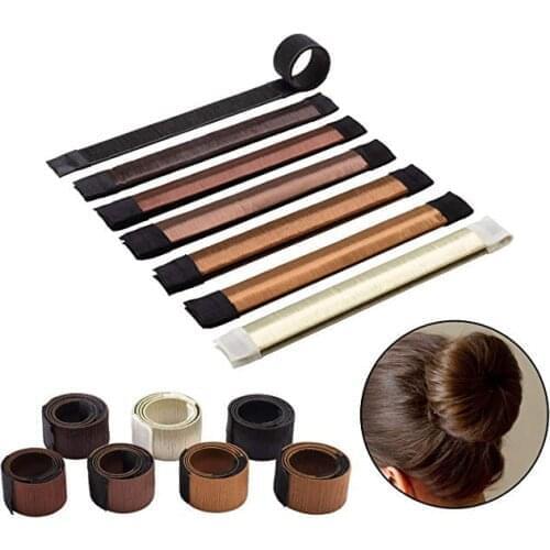 2PCS New French straight card clip circle curly hair treasure wig pill head dish head decoration shrapnel flower bud head