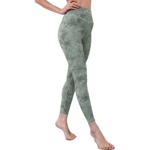 High Waist Yoga Leggings Tummy Control Sport Leggings Tie Dye Push Up Gym Running Leggings Women Fitness Workout Yoga Pants