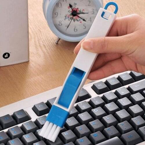 1 pc Car Cleaning Brush with Dustpan Keyboard Window Cleaner Brush Microwave Oven Steam Plastic Cleaner Cleaning Products