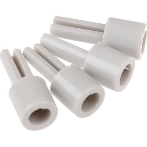 2/4pcs Mixer Potentiometer Lengthening Shaft Grey Plastic Extension Shaft