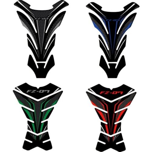3D Motorcycle Tank Pad Protector Case for Yamaha fz07 FZ07 FZ-07 Tank Decal Stickers