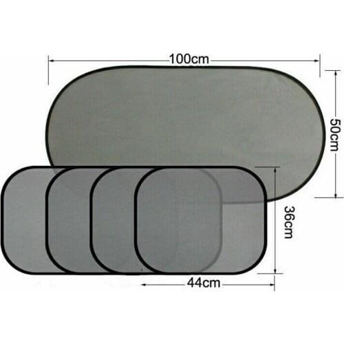 Cover Sunshade mesh Mesh Rear Screen Shade Sunshade Window Windshield 5pcs