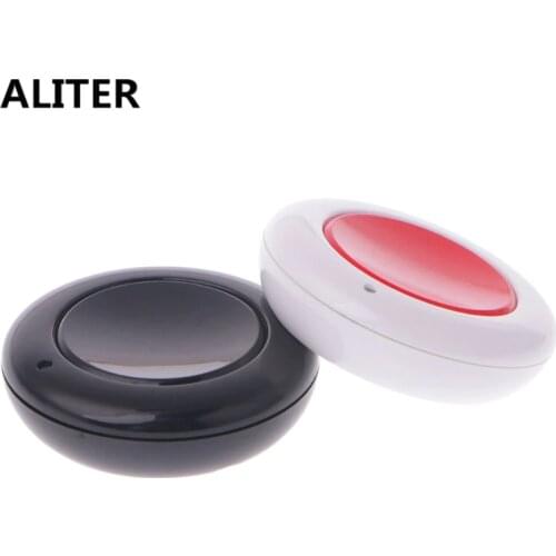 ALITER DC 9V 12V 24V 10A 1-Button 433MHz RF Wireless Remote Control Round Transmitter