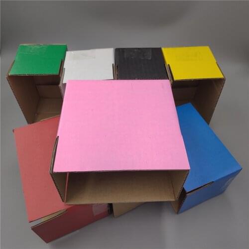 Large colorful corrugated shipping carton boxes strong hard Express Packaging Box Green black pink yellow blue shipping boxes