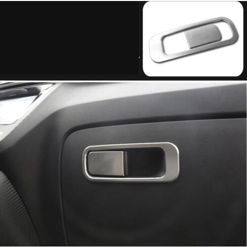Lsrtw2017 carbon fiber abs car dashboard storage box switch handle for mg zs 2017 2018 2019 2020 2021 interior accessories ev