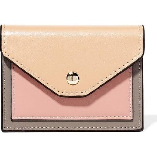 Women Mini Card Wallet New PU Leather Hasp Purse High Quality Girls Fashion Credit Card Holder