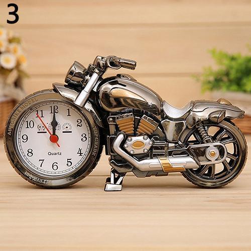 Cool Motorcycle Motorbike Quartz Alarm Clock Creative Desk Table Clock Home Birthday Gift Clock Drop Shipping