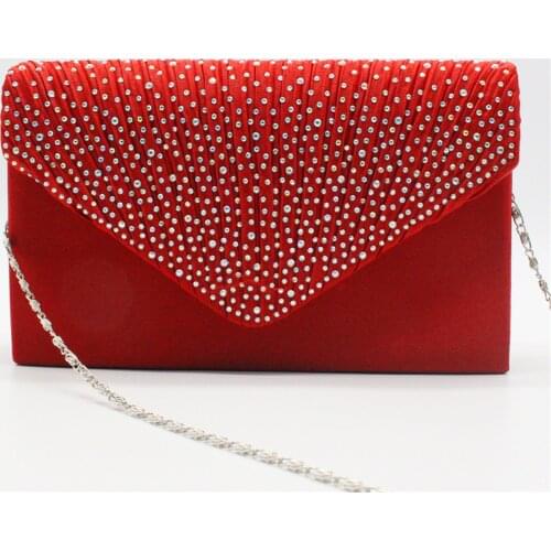Fashion Lady Women Sequins Handbag Wallet Long Evening Wedding Prom Purse Clutch Womens Shoulder Bag Metal Chain Elegant