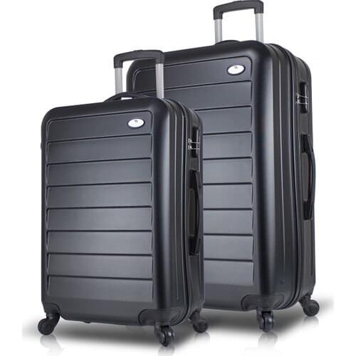 Ruby Abs 2'li Valise Set (Medium and Large) Black