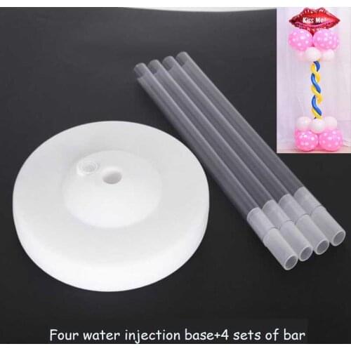 Balloon Column Stand Kits Arch Stand with Frame Base and Pole for Wedding Birthday Festival Party Decoration