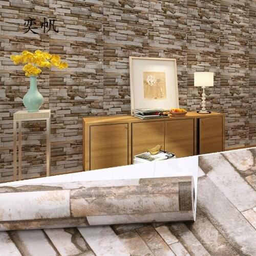 Living Room Kitchen Walls Murals PVC Self-adhesive Vinyl Rolls Bathroom Wallpaper Vintage Waterproof Wall Paper Home Decor