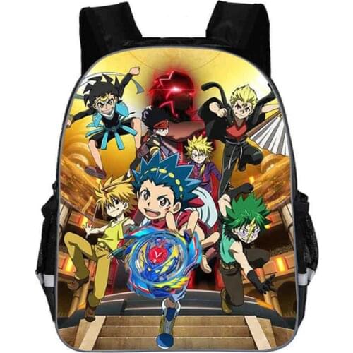New Beyblade Burst Game Mochilas Printed Man Large Backpack Orthopedic Schoolbags Beyblade Burst Game School Bag Gifts