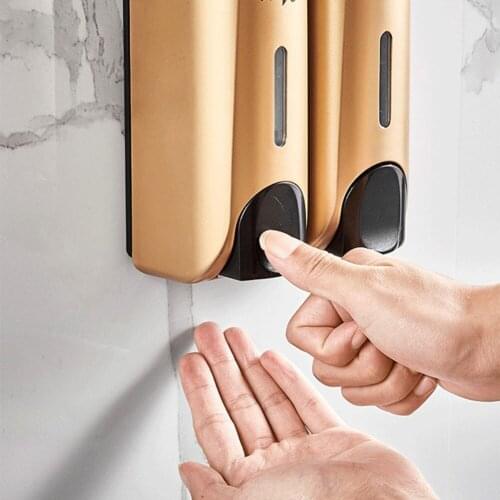 Single/Double 380ml Soap Dispenser Wall-mount Shower Bath Shampoo Dispenser Liquid Soap Container Bathroom Accessories