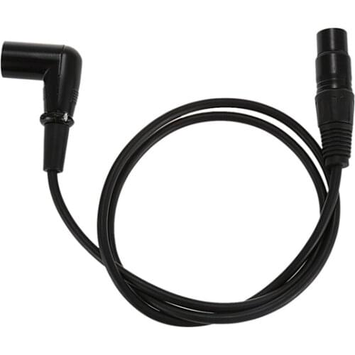 Right Angle Male to Female XLR Cable, Microphone Cord, DMX Signal Wire Cord for Equilibrium / Mixer / Amplifier (1 Meter = 3.2 F