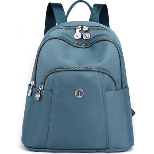 Vento Marea Women Backpack 2021 Travel Casual Waterproof Womens Shoulder Bags Female Large Capacity Nylon Rucksack Black Purses