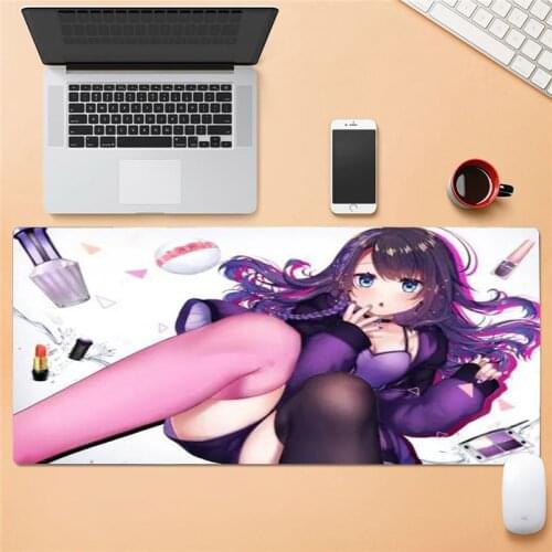 Anime Sexy girl most popular Animation Game mouse pad Unique creative Computer keyboard mouse pad Can be customized any picture