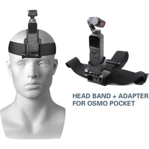 Sunnylife Gimbal Camera Head Band for Osmo Pocket Wearing Belt Strap for DJI OSMO POCKET & GOPRO Gimbal Camera