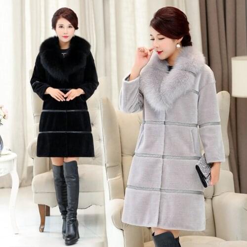 TQGQG Large Fur Coats