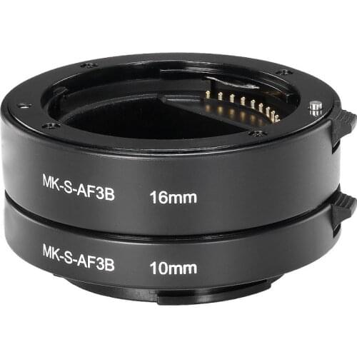 Meike Auto Focus Macro Extension Tube Ring for Sony E-Mount A6300 A6500 A6000 A7 A7II A7III A7SII NEX-7 NEX-6 NEX5R NEX-3N NEX-5