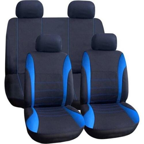 Universal Car Seat Cushion Covers Polyester Seat Back Covers Auto Polyester Material Styling Interior Seat Accessories