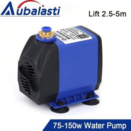 Aubalasti Water Pump 75w 80w 95w 100w 150w Lift 2.5-5m 220V Caliber 8mm Engraving Machine Tool for CNC Router Spindle Motor