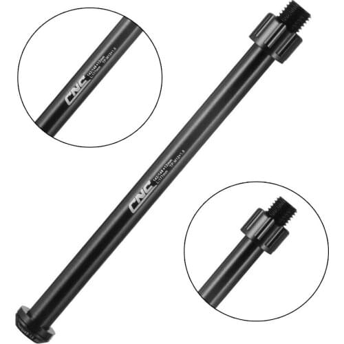 Mountain Bike Bicycle Frame Rear Thru Axle 148/142*12mm Hub Lock Rod W/ Nut Aluminum Alloy Barrel Shaft Bike Parts