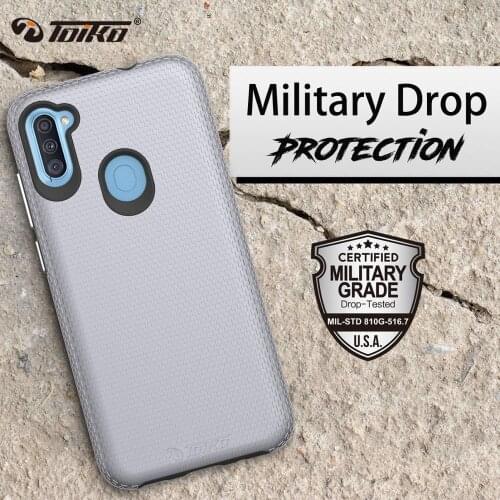 TOIKO X Guard 2 in 1 Protection Case for Samsung Galaxy A21s A11 A31 A32 5G A72 Shockproof Back Cover PC TPU Hybrid Bumper Shell