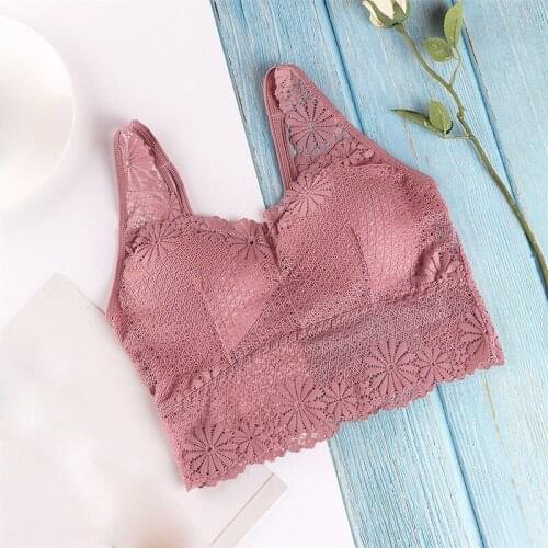 Women Wide Soutien Gorge Femme Lace Straps Bra Womens Underwear Breathable Beauty Back Mesh Tube Top Bra Womens tube top