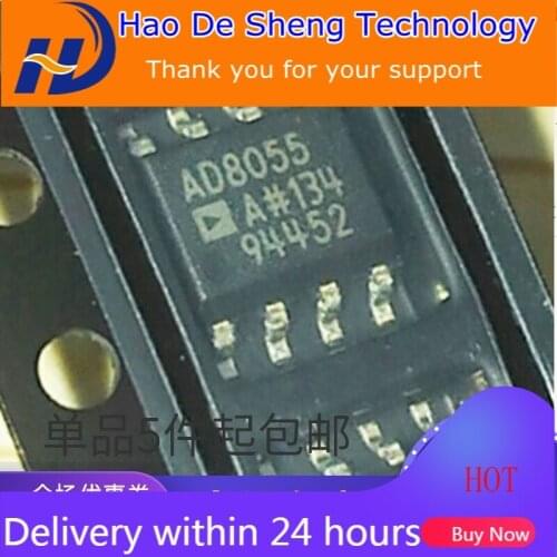 10PCS/LOT AD8055ARZ AD8055AR AD8055A High-speed Amplifier IC SOP8 New Original In Stock