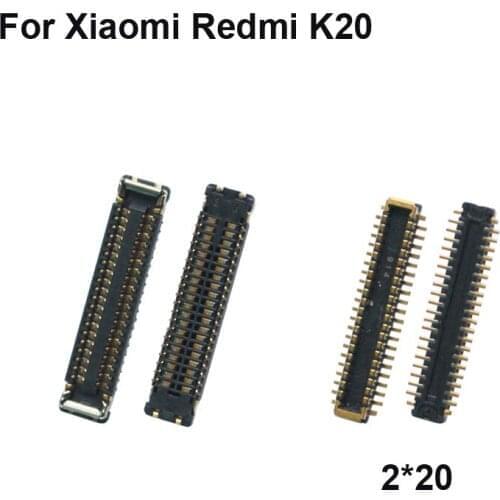 2pcs For Xiaomi Redmi K20 LCD display screen FPC connector For Xiao mi Redmi K 20 logic on Display on Board RedmiK20