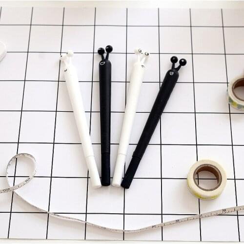 3pcs BZNVN P042 quarter new South Korea stationery wholesale students snail soft silicone gel pen pen 18g
