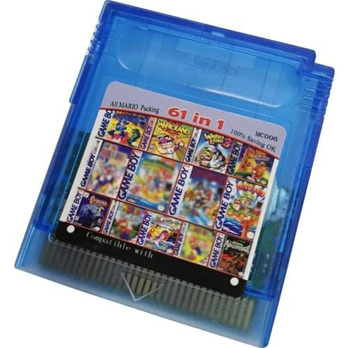 61 in 1 Series Classic Collect Colorful Version Video Game Cartridge Console Card English Language For GameBoy